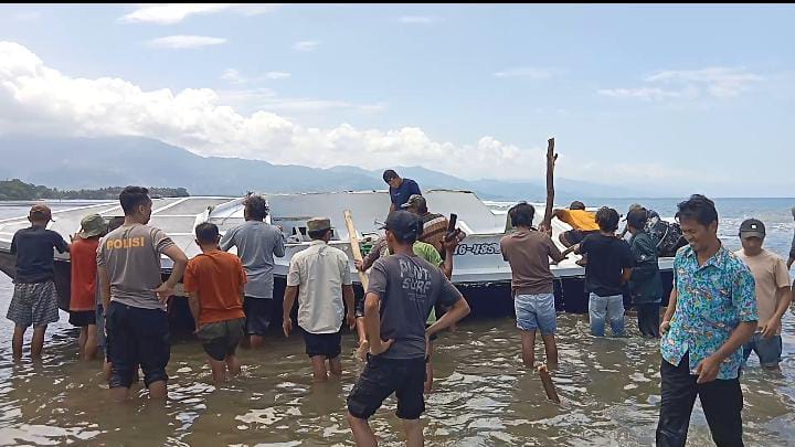 Misteri Speedboat MISTER UN Mulai Terkuak! Hilang Kontak Sepekan, Ditemukan Tanpa Awak di Pesisir Parigi Moutong, Polisi Kejar Jejak Nahkoda yang Masih Hilang
