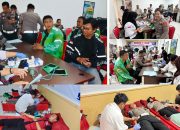 Jelang Hari Lalu Lintas ke-71, Ditlantas Polda Sulteng Libatkan Ojol Ikut Berpartisipasi Donor Darah