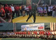 Sambut HUT ke-81 TNI, Pangdam XIII/Merdeka Buka Open Tournament Bola Basket Piala Panglima TNI di Sario, Manado