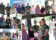 Peringati HUT Ke-81 TNI, Korem 133/NW Gelar Bakti Sosial Kesehatan