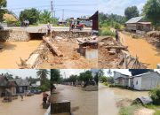 Banjir Rendam 90 Rumah di Tomoli Utara, Tanggul Jebol dan Jalan Trans Sulawesi Tertutup Lumpuh