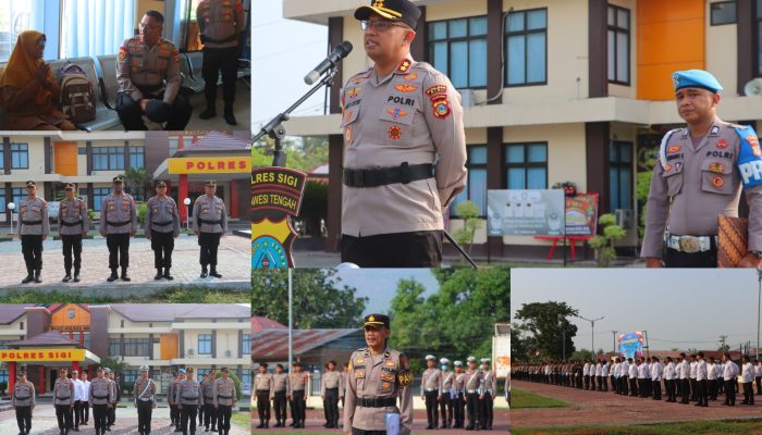 Pimpin Apel Perdana, Kapolres Sigi Tekankan Kehadiran dan Respons Cepat untuk Masyarakat