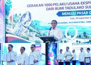 Deklarasi Gerakan 1.000 Pelaku Usaha Ekspor, Gubernur Anwar Hafid Dorong UMKM Sulteng Tembus Pasar Global
