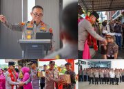 Kunjungi Polres Tolitoli, Kapolda Sulteng Beri Motivasi Personel dan Peduli Warga
