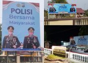 Perkenalkan Tagline “Polisi Bersama Masyarakat”, Polres Sigi Sosialisasikan Melalui Spanduk di Mako Polres dan Polsek Jajaran