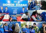 Donor Darah Demokrat Sulteng Kumpulkan 242 Kantong, Anwar Hafid Turut Donor