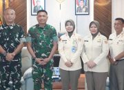 Pangdam XXIII/Palaka Wira Terima Kunjungan Silahturahmi Ketua DPK Korpri Unit TNI AD, Perkuat Pembinaan ASN