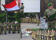 Danrem 132/Tadulako Pimpin Upacara Bendera Tanggal 17, Teguhkan Disiplin dan Jiwa Nasionalisme Prajurit