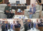 Pangdam XXIII/Palaka Wira Terima Silaturahmi Ketua KPU Sulteng dan Divisi Teknis, Perkuat Komunikasi dan Sinergi antar instansi